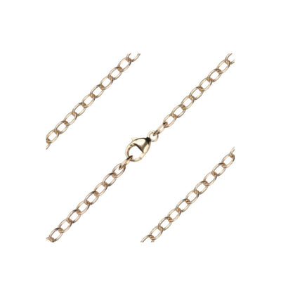 3.40mm Light Open Cable Gold-filled Bracelet with Lobster Claw, Bliss Manufacturing