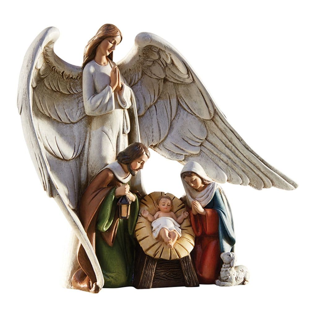 Avalon Gallery Angel with Open Wings Christmas Nativity,
