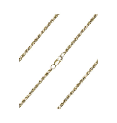 Gold-filled 2.40mm Light French Rope Bracelet with Lobster Claw, Bliss Manufacturing