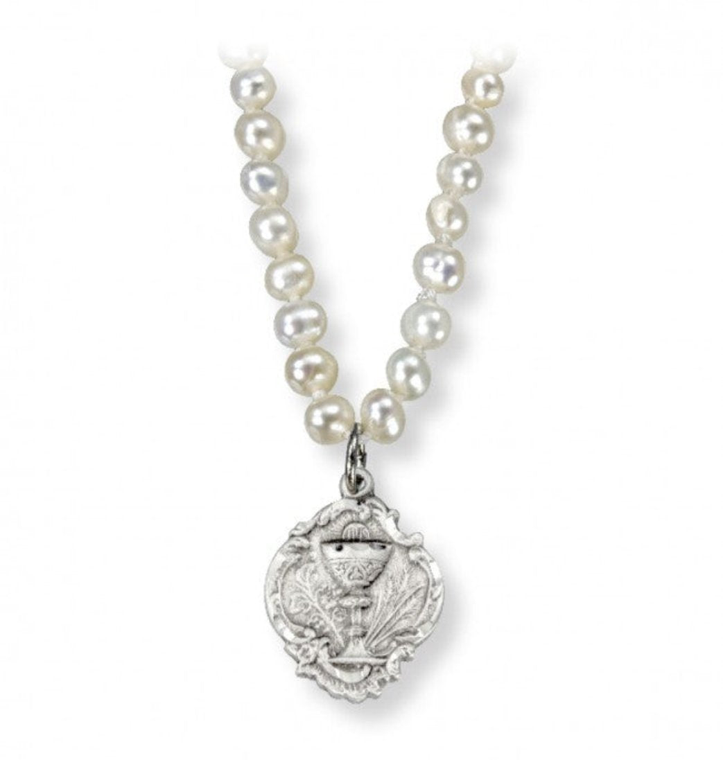 Communion Baroque Chalice with Freshwater Pearls Necklace