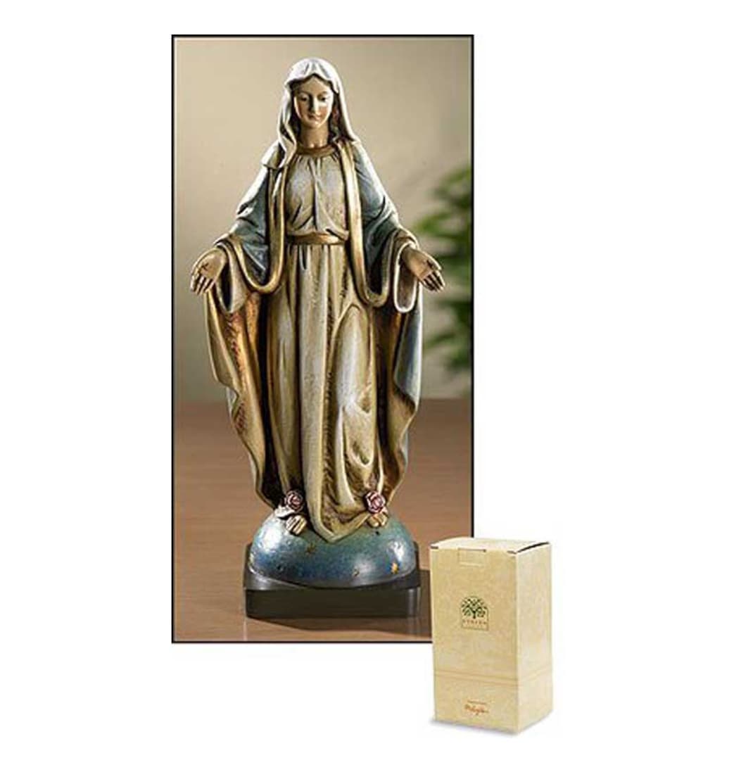 Avalon Gallery Collection 8.25-in Our Lady of Grace Statue with Box,