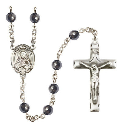 Our Lady of Sorrows/Mater Dolorosa 6mm Hematite Rosary, Bliss Manufacturing