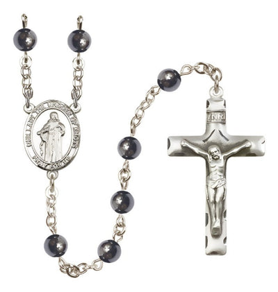 Our Lady of Undoer Knots 6mm Hematite Rosary, Bliss Manufacturing