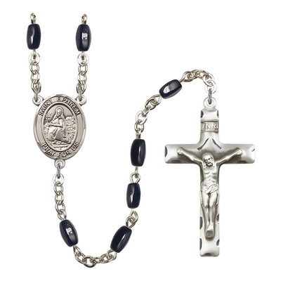 St. Ephrem 8x5mm Black Onyx Rosary, Bliss Manufacturing