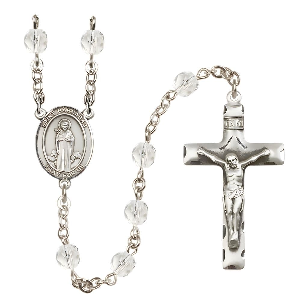 St. Barnabas Birthstone Engravable Rosary | Bliss