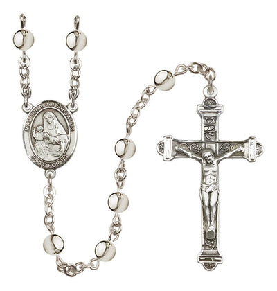 Madonna Del Ghisallo 6mm Silver-Plated Rosary, Bliss Manufacturing