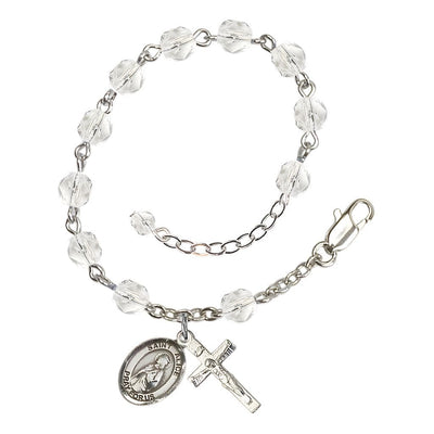 Crystal St Alice Birthstone Rosary Bracelet, Bliss Manufacturing