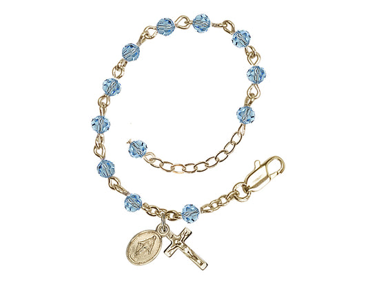 Aqua Baby Miraculous Gold-plated Bracelet