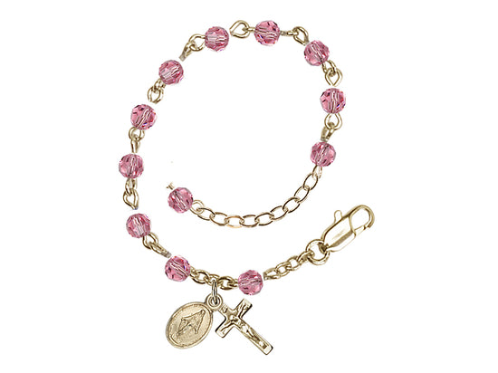 Rose Baby Miraculous Gold-plated Bracelet