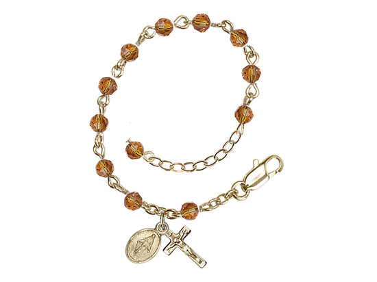 Topaz Baby Miraculous Gold-plated Bracelet