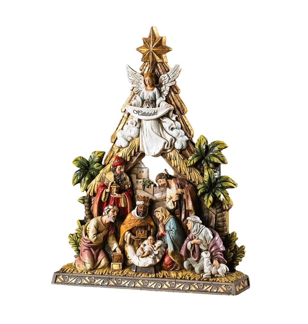 Avalon Gallery 10.5" H Christmas Nativity Figurine,RC806,