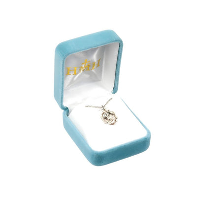 Sterling Silver Head of Christ Medal Necklace with stainless steel chain in deluxe gift box, HMH Religious