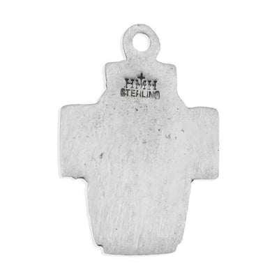 The back of HMH Religious Head of Christ .925 sterling silver medal
