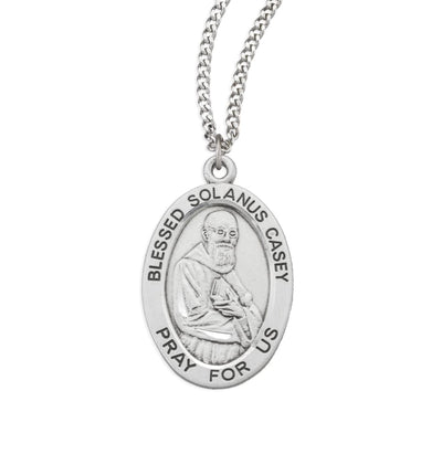 Blessed Solanus Casey Oval Medal Necklace, HMH Religious