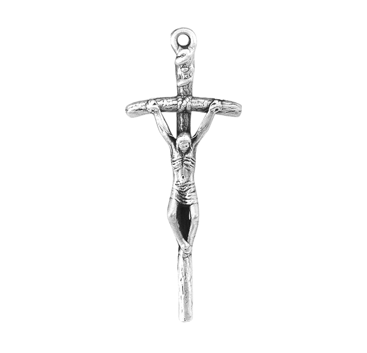 Papal Sterling Silver Crucifix Rosary Part