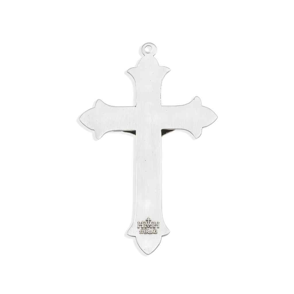 Back of HMH Religious Fluer de Lis Tip Crucifix (view 3)