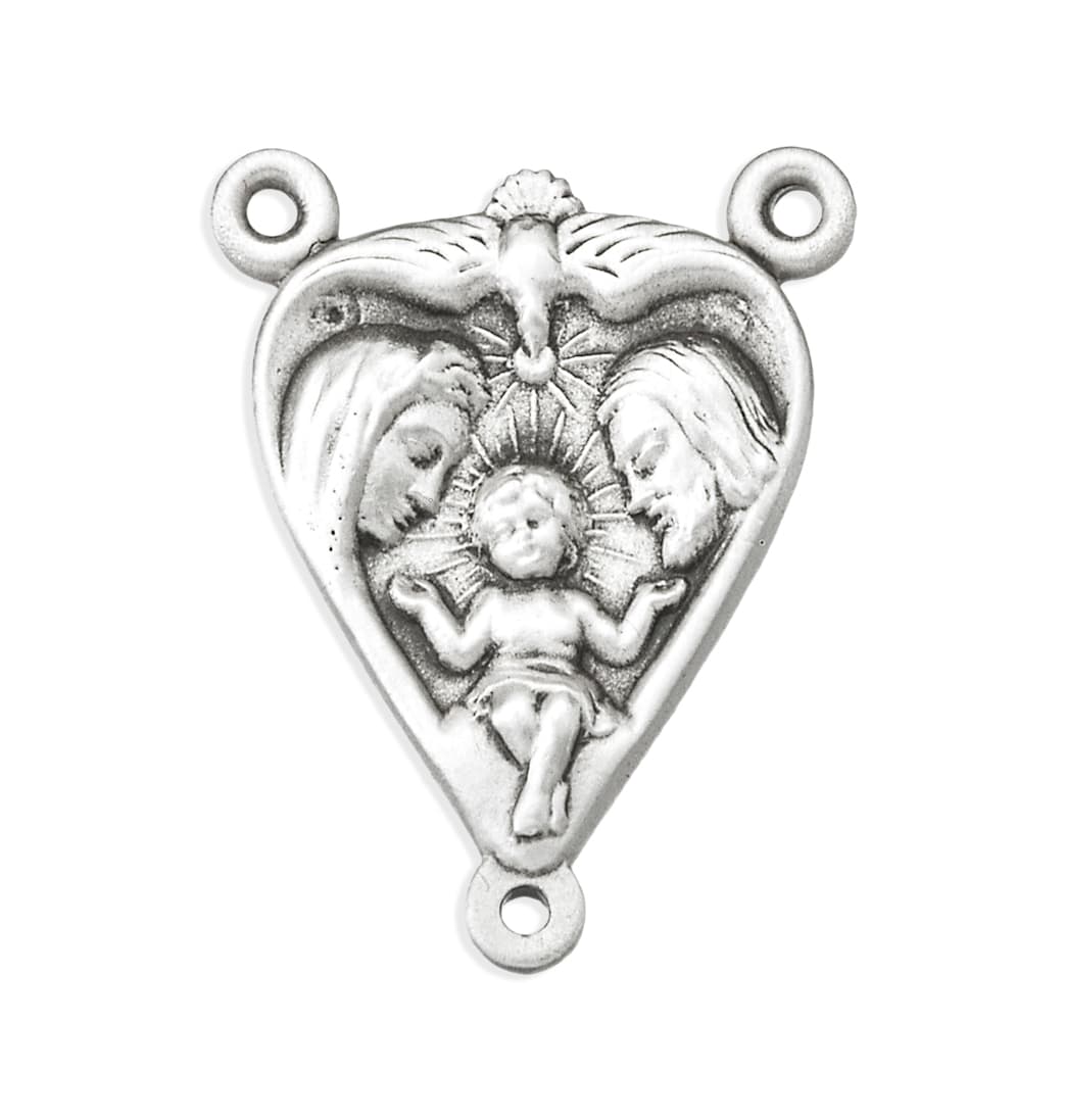 HMH Religious Holy Family Heart Sterling Rosary Center Part,