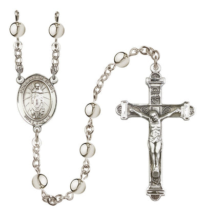 Our Lady of Tears 6mm Silver-Plated Rosary, Bliss Manufacturing
