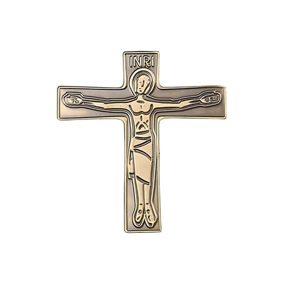 Catholic Cursillo Crucifix Gold Oxide Auto Visor Clip, Made In Usa, Bliss Manufacturing