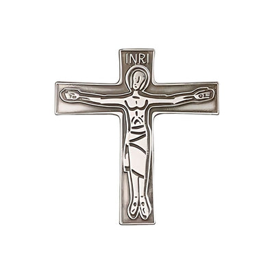 Catholic Cursillo Crucifix Pewter Auto Visor Clip, Made In Usa, Bliss Manufacturing