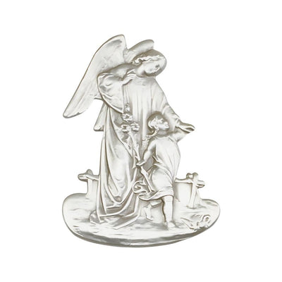 Guardian Angel With A Girl Pewter Auto Visor Clip, Made In Usa, Bliss Manufacturing