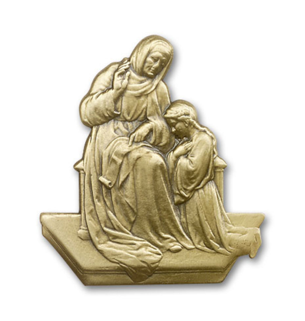 bliss st ann and mary gold auto visor clip