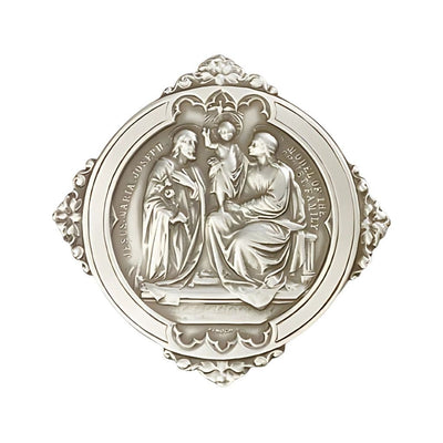 Holy Family Pewter Auto Visor Clip, Made In Usa, Bliss Manufacturing