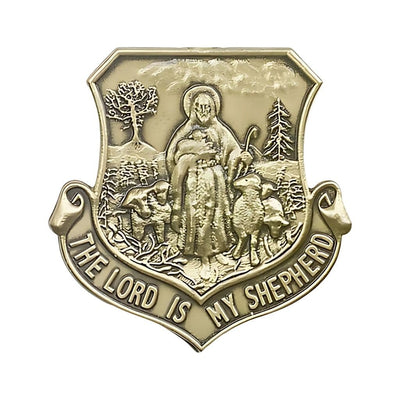 Lord Is My Shepherd Gold Oxide Auto Visor Clip, Made In Usa, Bliss Manufacturing