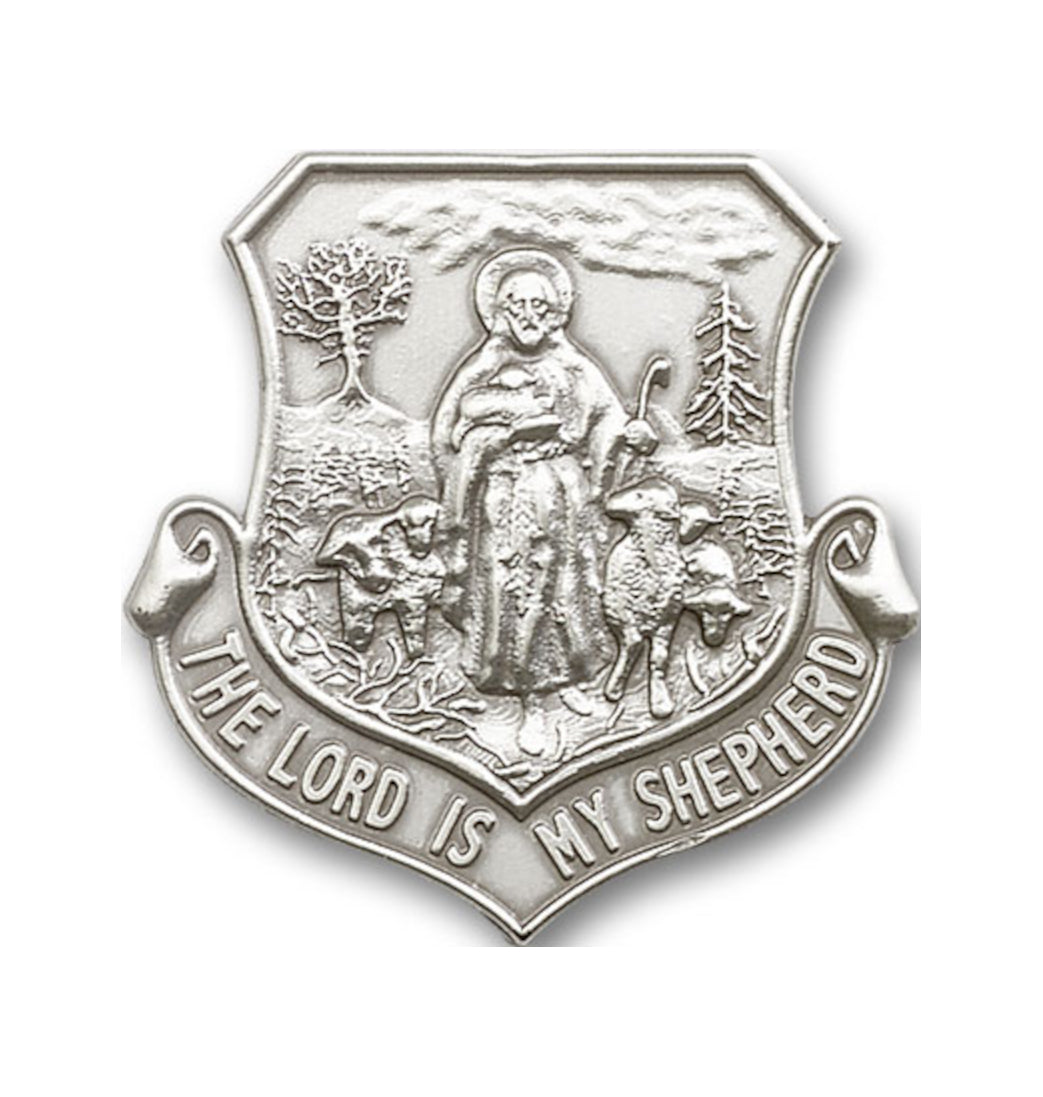 bliss lord is my shepherd pewter auto visor clip