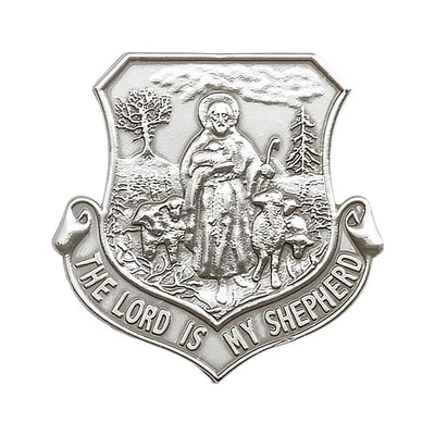 Lord Is My Shepherd Pewter Auto Visor Clip, Made In Usa, Bliss Manufacturing