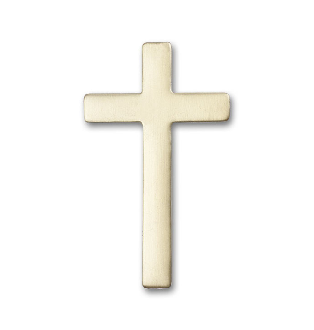 bliss christian choir cross gold visor clip