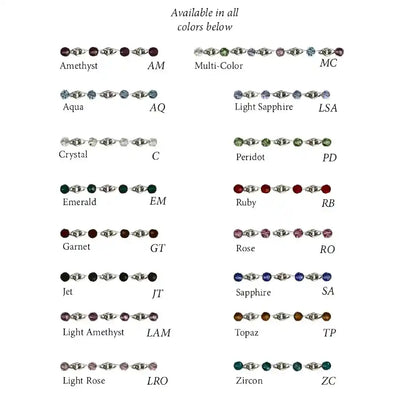 Silver-plated 6mm Aqua Austrian Crystal Miraculous Rosary Necklace, Bliss Manufacturing