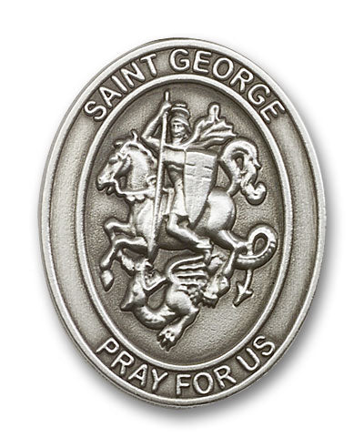 bliss oval st george pewter auto visor clip