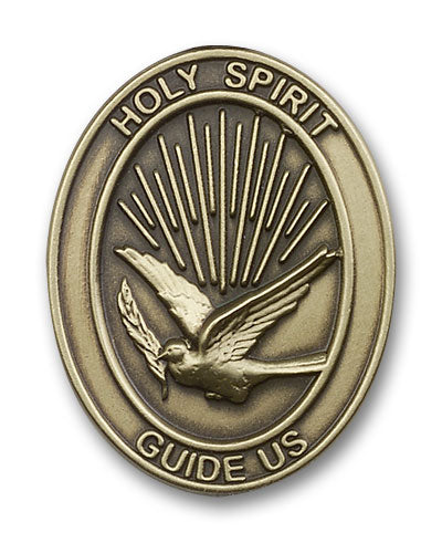 bliss oval holy spirit gold auto visor clip