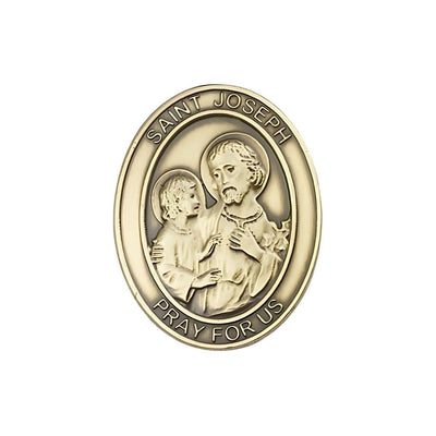 oval st joseph gold auto visor clip, Bliss Manufacturing