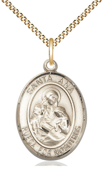 Bliss Spanish Santa Ana Catholic Patron Saint Medal