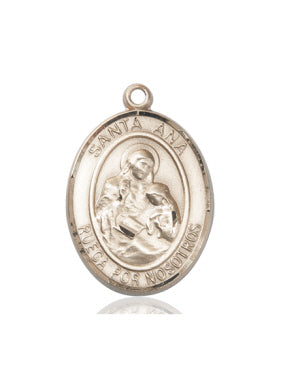 Bliss Spanish Santa Ana Catholic Patron Saint Medal