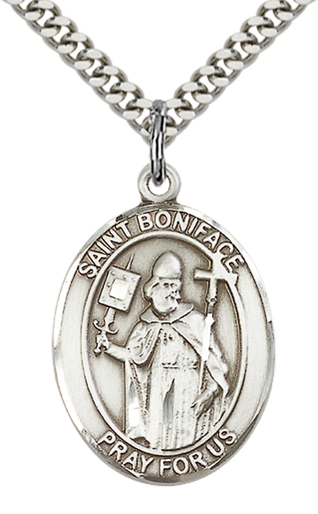 Bliss St Boniface Catholic Patron Saint Medal