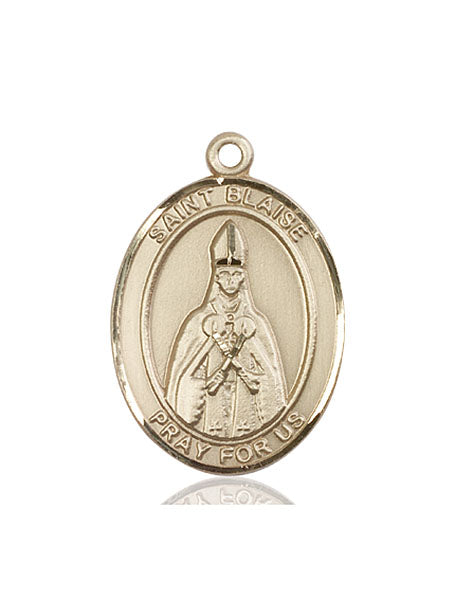 Bliss St Blaise Catholic Patron Saint Medal