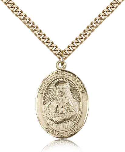 Bliss St Frances Cabrini Catholic Patron Saint Medal