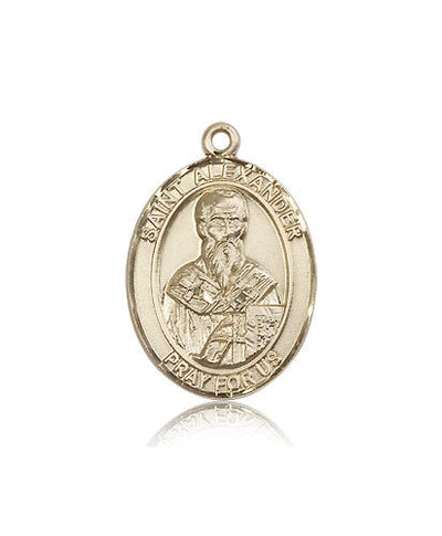 St Alexander Constantinople Medal, 14kt gold, Bliss Manufacturing