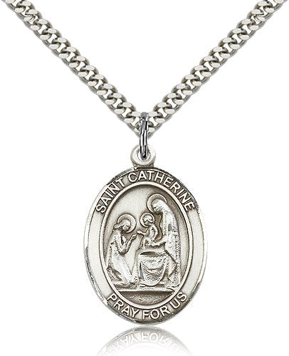 Bliss St Catherine of Siena Catholic Patron Saint Medal