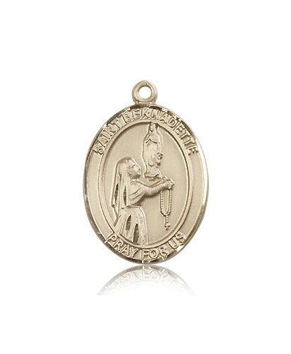 Bliss St Bernadette Catholic Patron Saint Medal