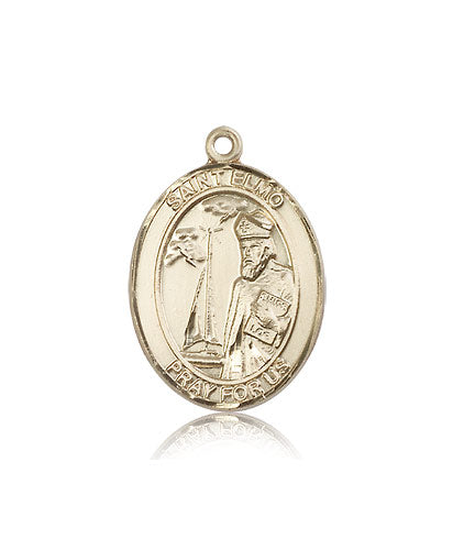 Bliss St Elmo Catholic Patron Saint Medal