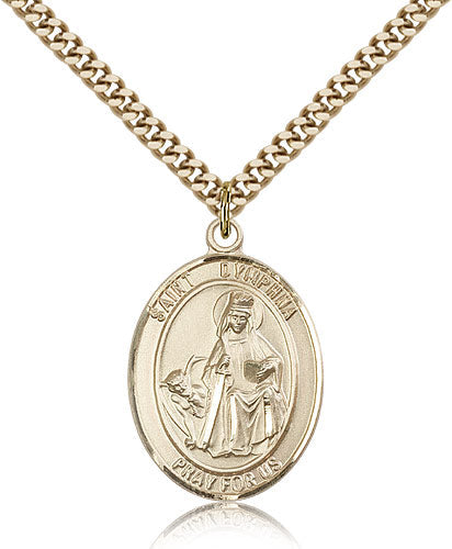 Bliss St Dymphna Catholic Patron Saint Medal