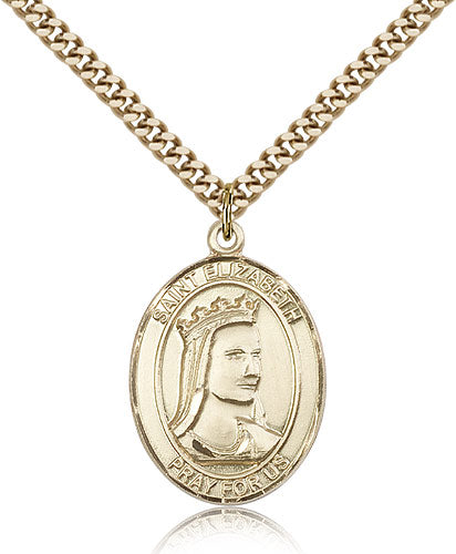 Bliss St Elizabeth of Hungary Catholic Patron Saint Medal