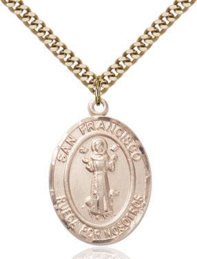 Bliss Spanish San Francisco Catholic Patron Saint Medal