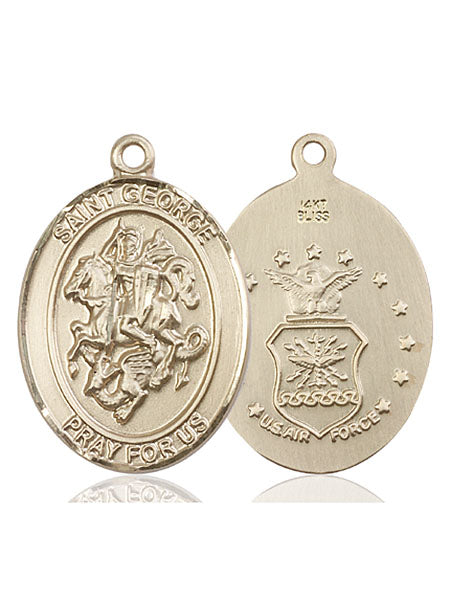 Bliss St George Air Force Catholic Patron Saint Medal