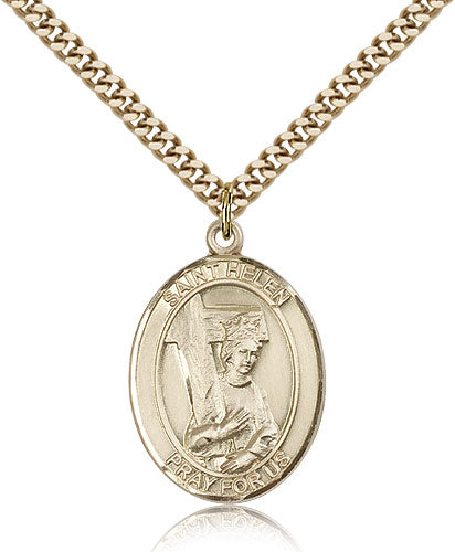 Bliss St Helen Catholic Patron Saint Medal