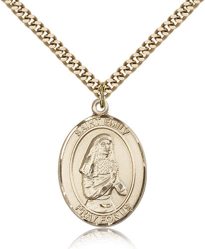 Bliss St Emily de Vialar Catholic Patron Saint Medal